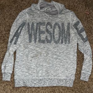 Cowl neck sweatshirt